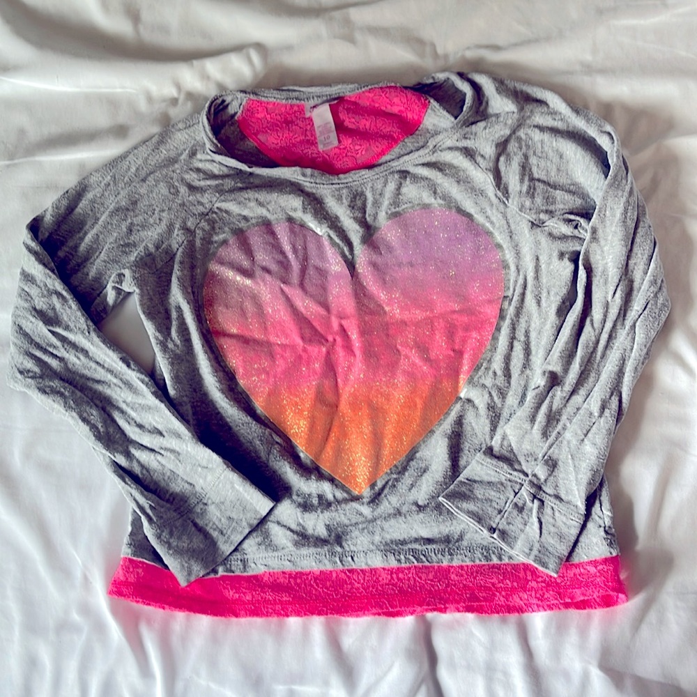 Justice Girl’s Long-Sleeve Tee Size 10